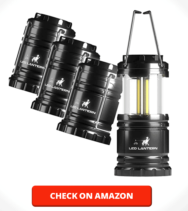 MalloMe LED Camping Lantern Flashlights - Super Bright Lumen Portable Outdoor Emergency Lamp Lights
