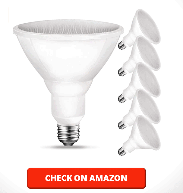 PAR38 LED Flood Outdoor Light Bulb, 3000K Warm White, 90W Equivalent (11 Watt), 900 Lumens, E26 Base, Non-Dimmable, Wet Rated, UL, 6 Pack